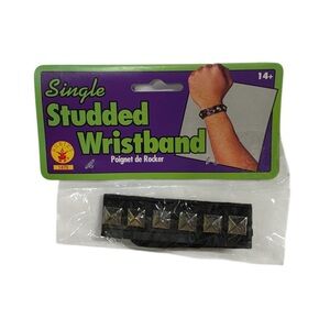 Rubie’s single studded wristband brand new in packaging never opened or worn!
